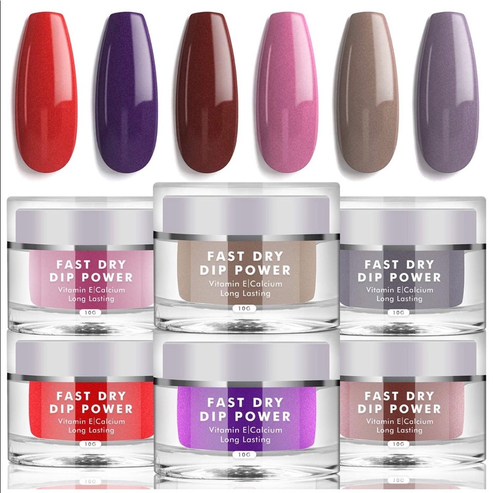 USED Dip Powder Kit - ( 6 Colors)